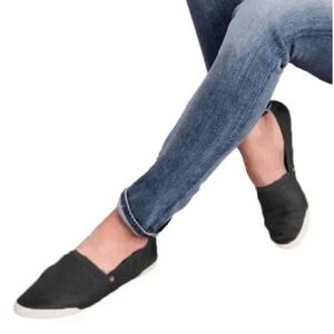 Frye Melanie Leather Slip-on Sneaker in Black Size 9 1/2